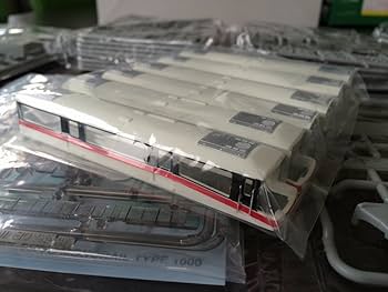 GM東京モノレール1000形旧塗装車両レール入ディスプレイモデル塗装済み 東京モノレール1000形(ディスプレイモデル)旧塗装 車両6両